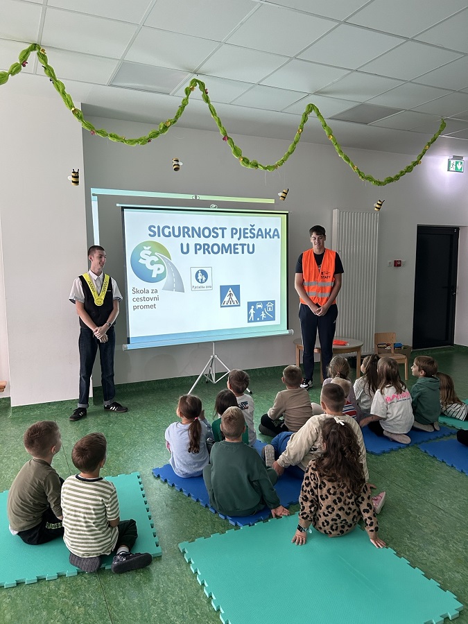 Edukacija najmlađih o sigurnosti pješaka u prometu